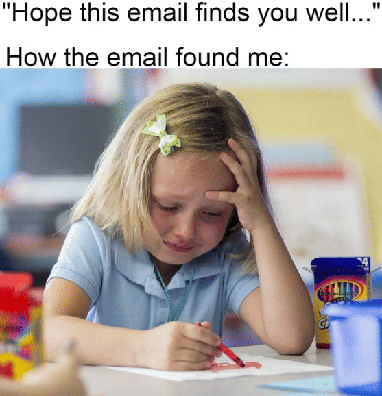 meme email kerjaan