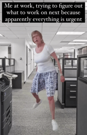 meme tugas urgent di tempat kerja