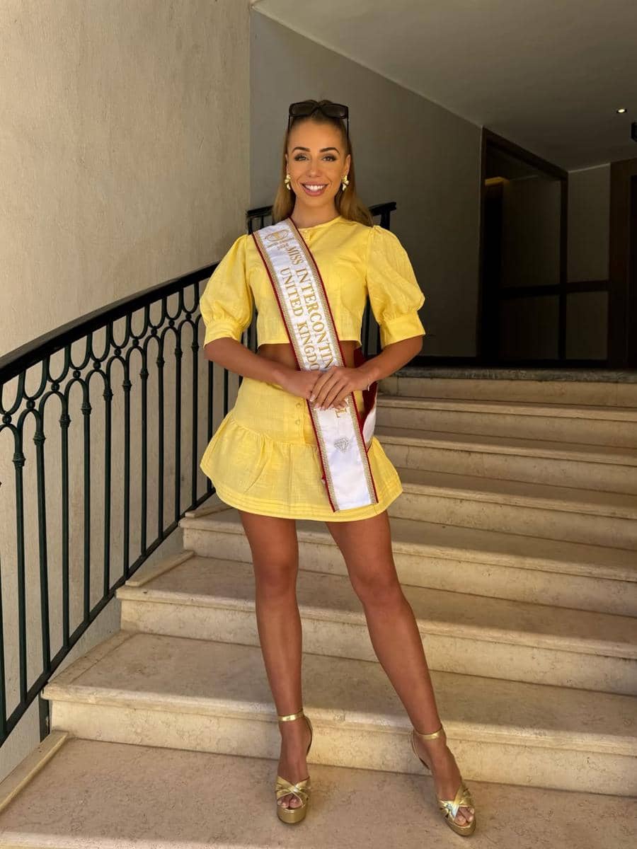 potret Emily Gibbins, Miss Intercontinental Inggris Raya 2025
