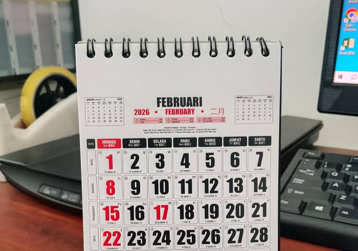 kalender februari 2026