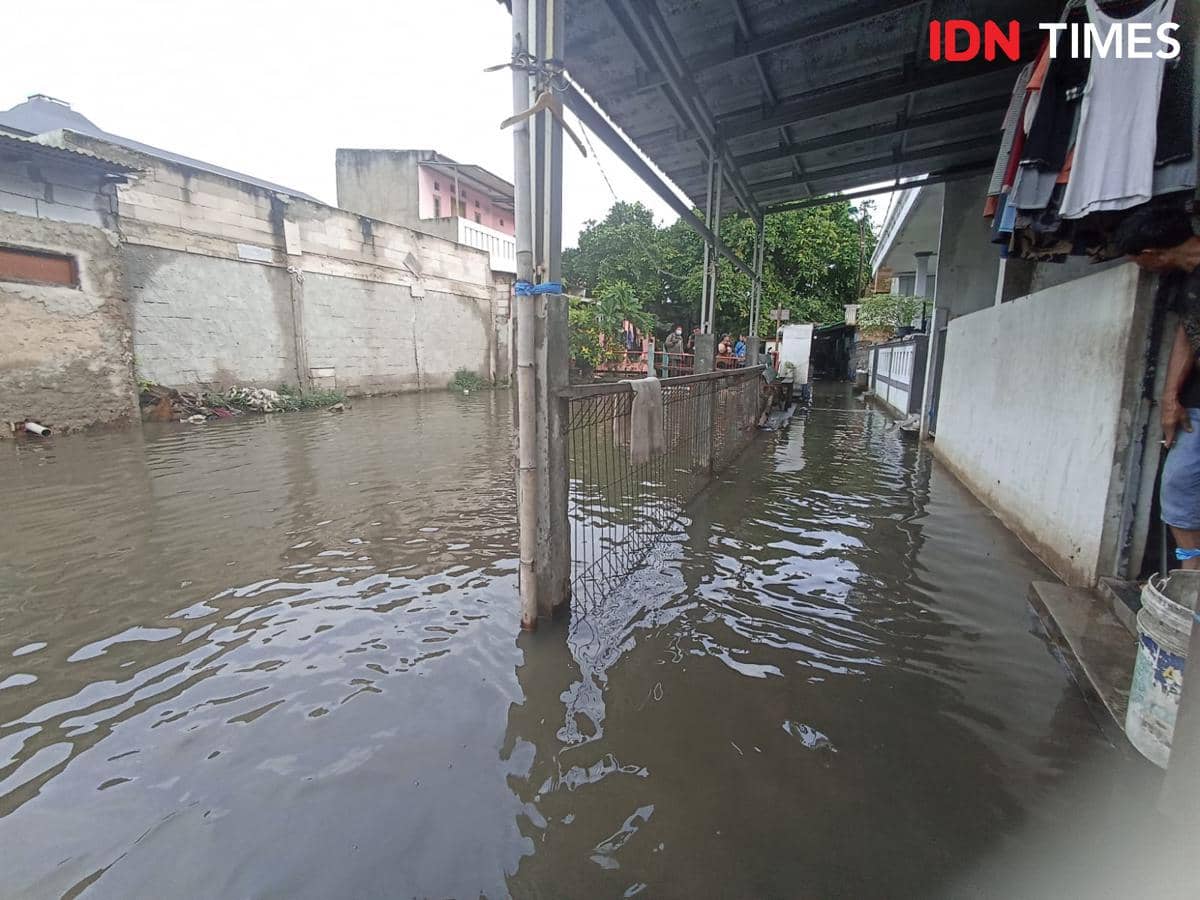 Ilustrasi Banjir Jakarta. 