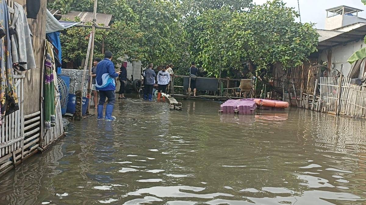 Ilustrasi Banjir Jakarta.