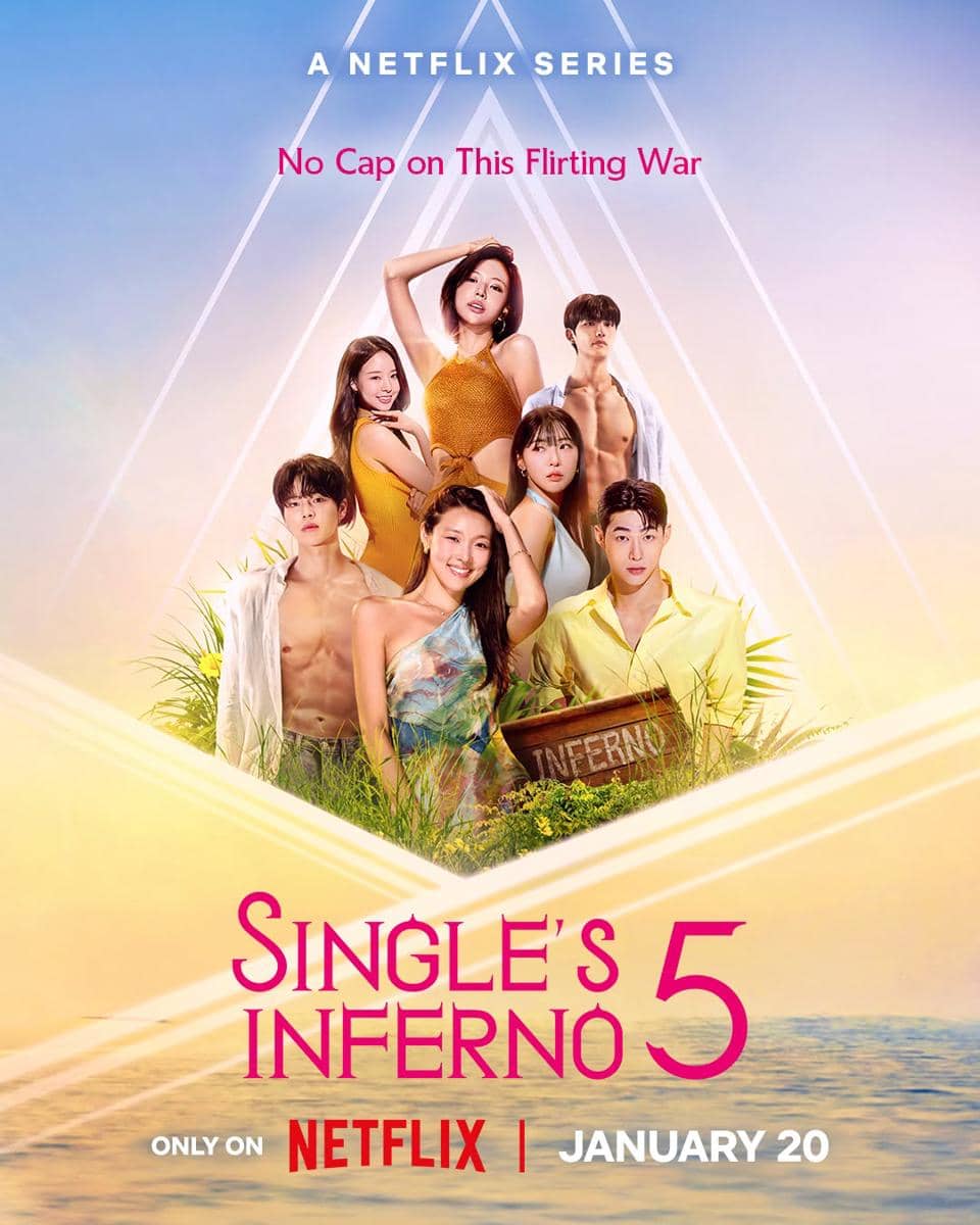 Poster dating show Single's Inferno 5