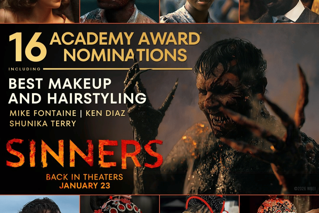 potret film Sinners yang masuk dalam 16 nominasi Oscar 2026