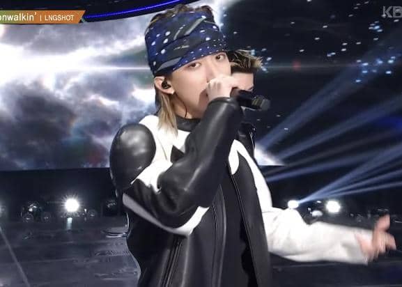 potret LNGSHOT di Music Bank