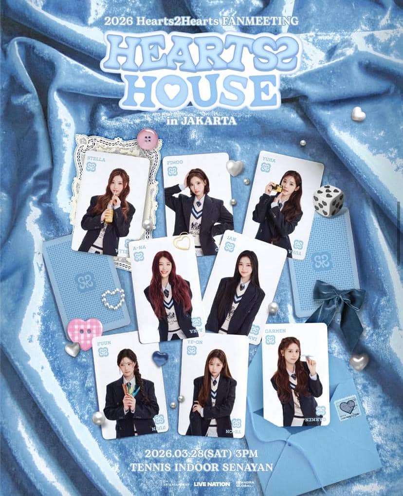 harga tiket fan meeting Hearts2Hearts di Jakarta 2026