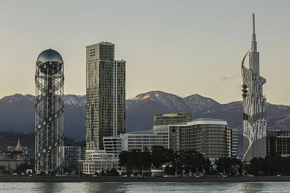 Kota Batumi di Georgia