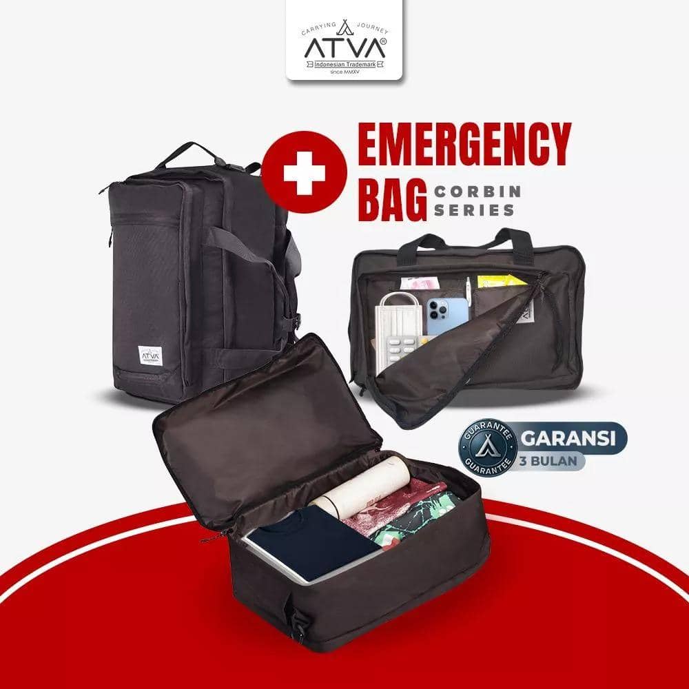 Tas Ransel Selempang Jinjing Emergency Bag Bencana Alam Survival Kit P3K 72 Jam