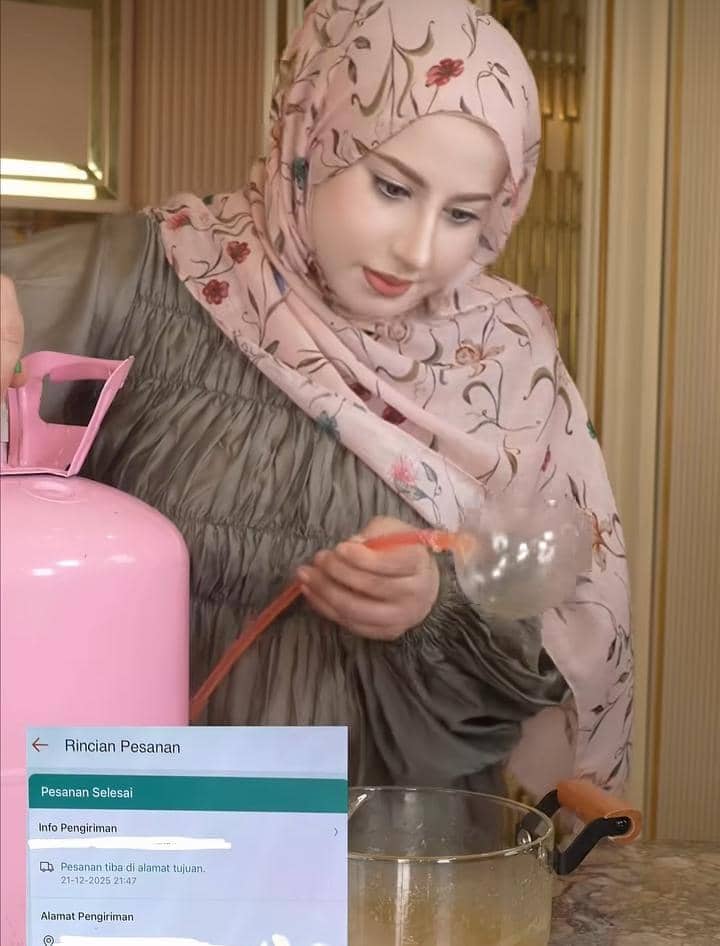 Tasyi Athasyia hampir keracunan saat bikin permen balon helium