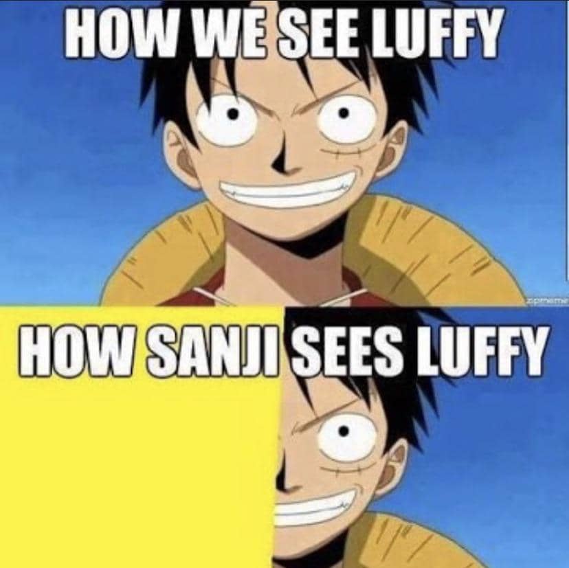 meme rambut karakter One Piece