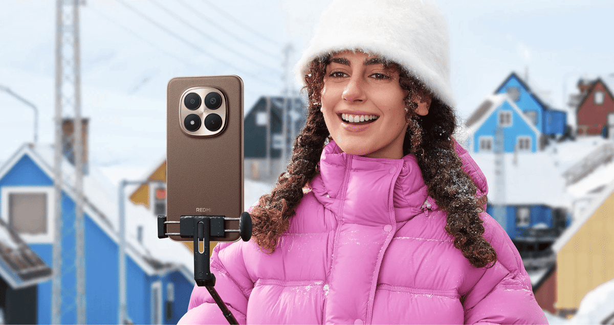 selfie menggunakan kamera Redmi Note 15 Pro+ 5G