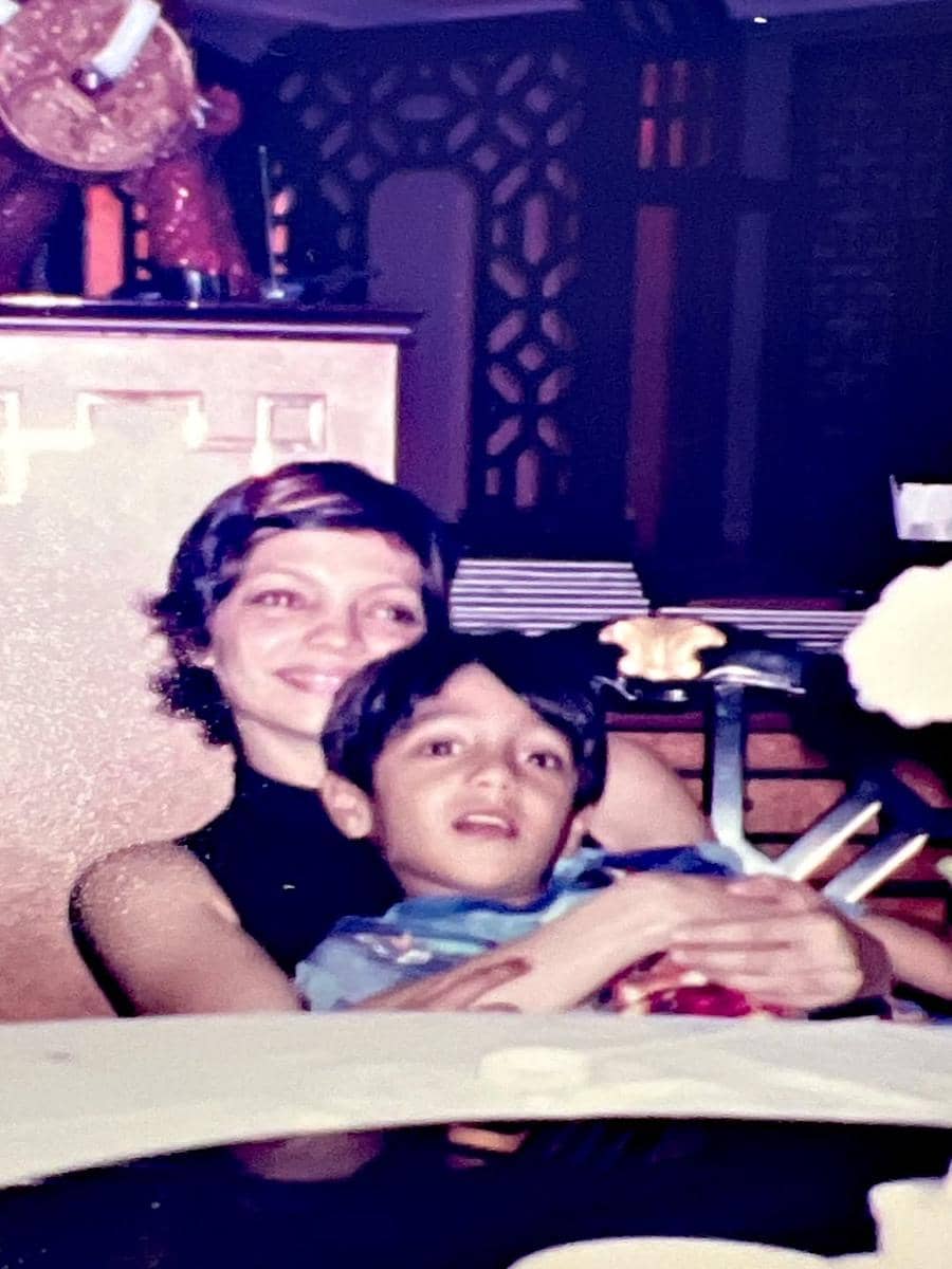 Ahaan Panday dan mama