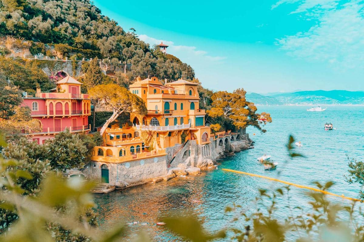 ilustrasi Portofino, Italia