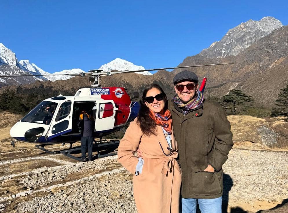 potret Marissa Nasution dan suami di Nepal