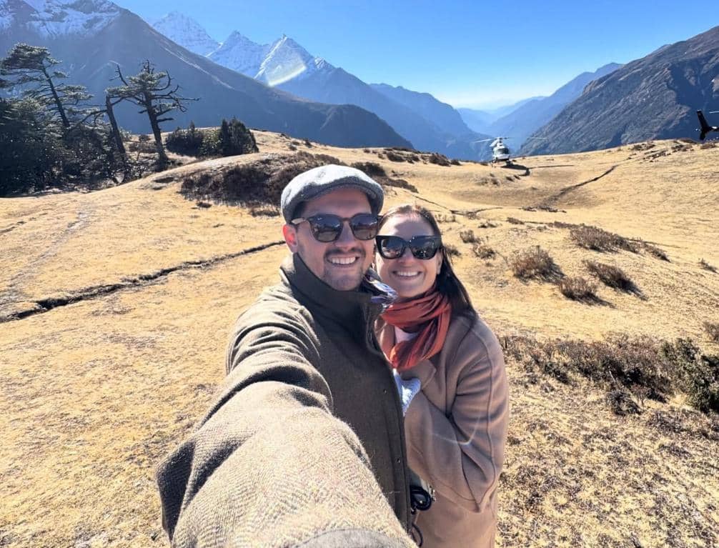 potret Marissa Nasution dan suami di Nepal