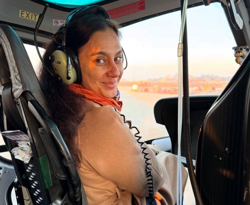 potret Marissa Nasution dan suami di Nepal