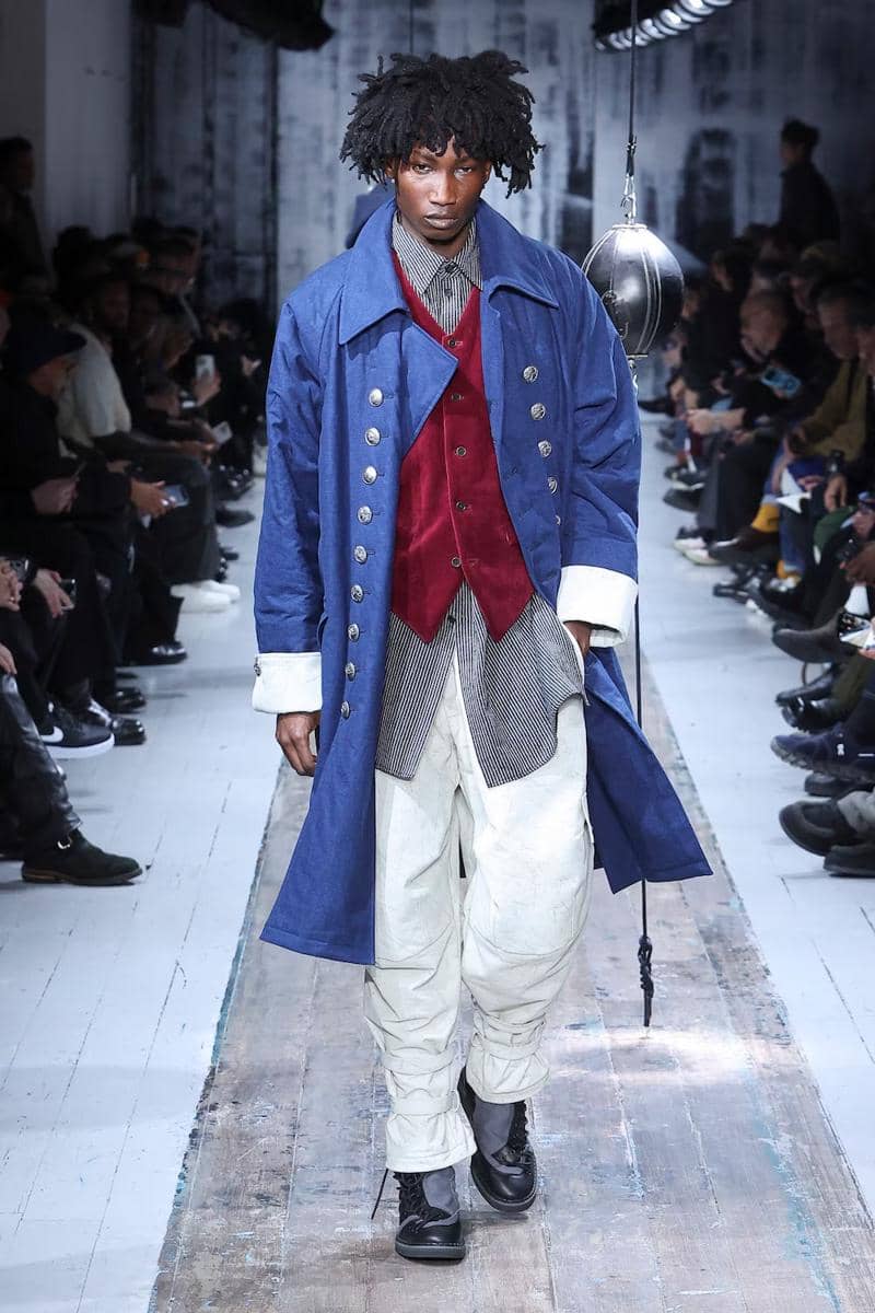 Yohji Yamamoto Autumn/Winter 2026 di Paris Fashion Week