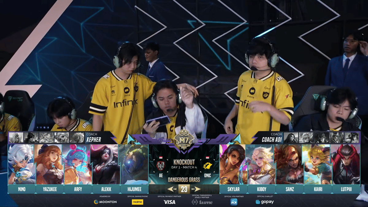 draft ONIC yang monoton membuat mereka kalah dari AE