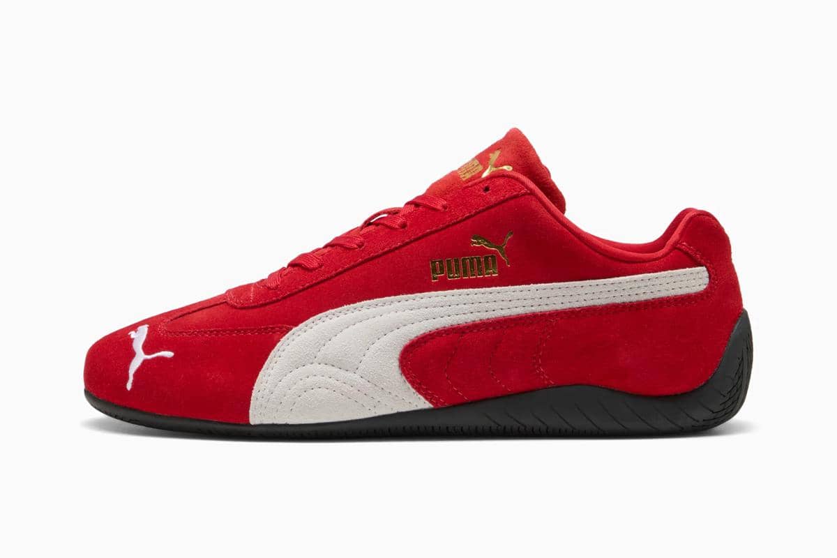 foto sneakers merah Puma