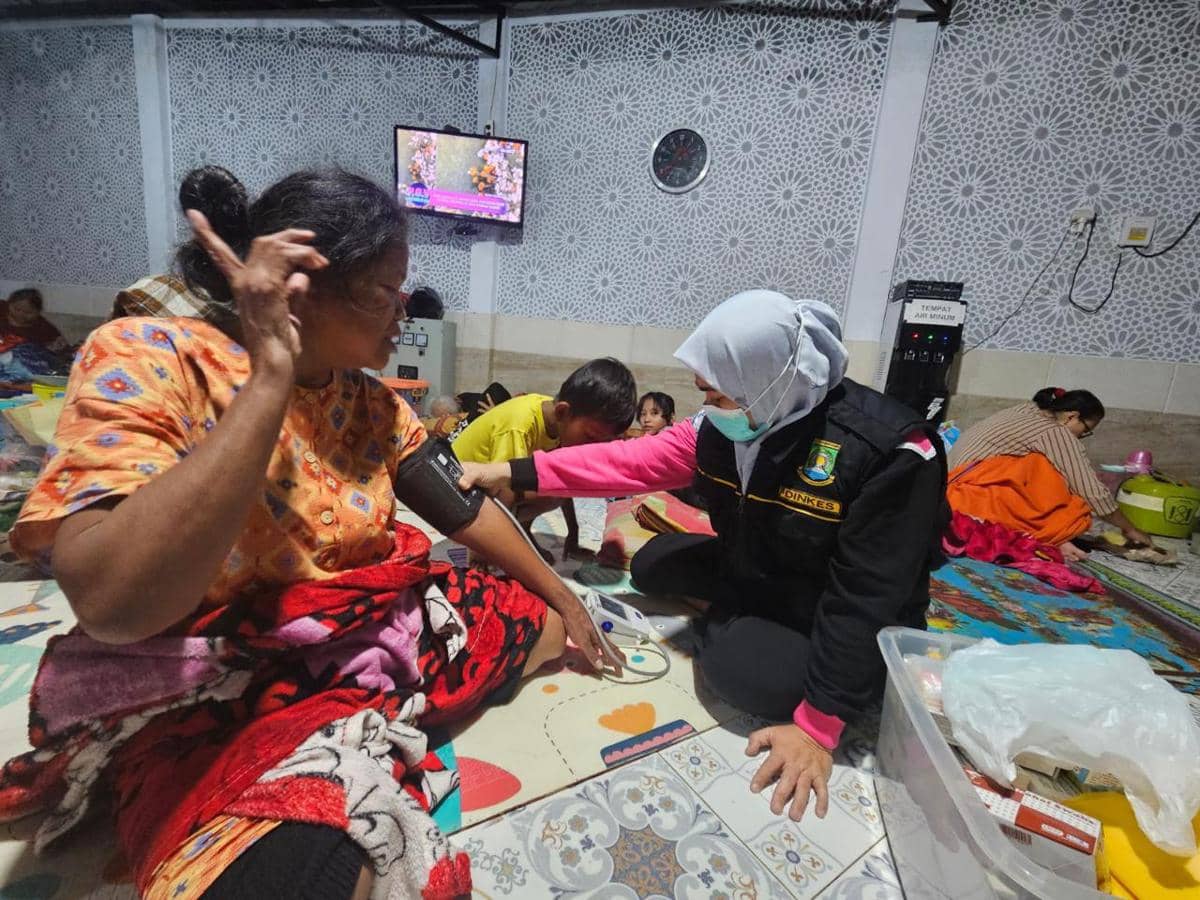 Posko banjir di Kota Tangerang