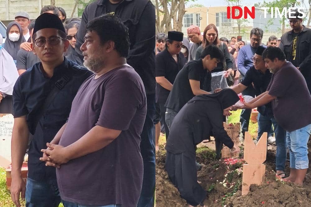 Potret pemakaman Lula Lahfah di TPU Rawa Terate, Sabtu (24/1/2026)