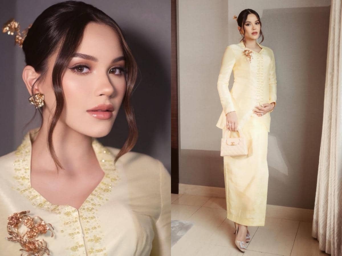 gaya Alyssa Daguise di lamaran Syifa Hadju dan El Rumi 