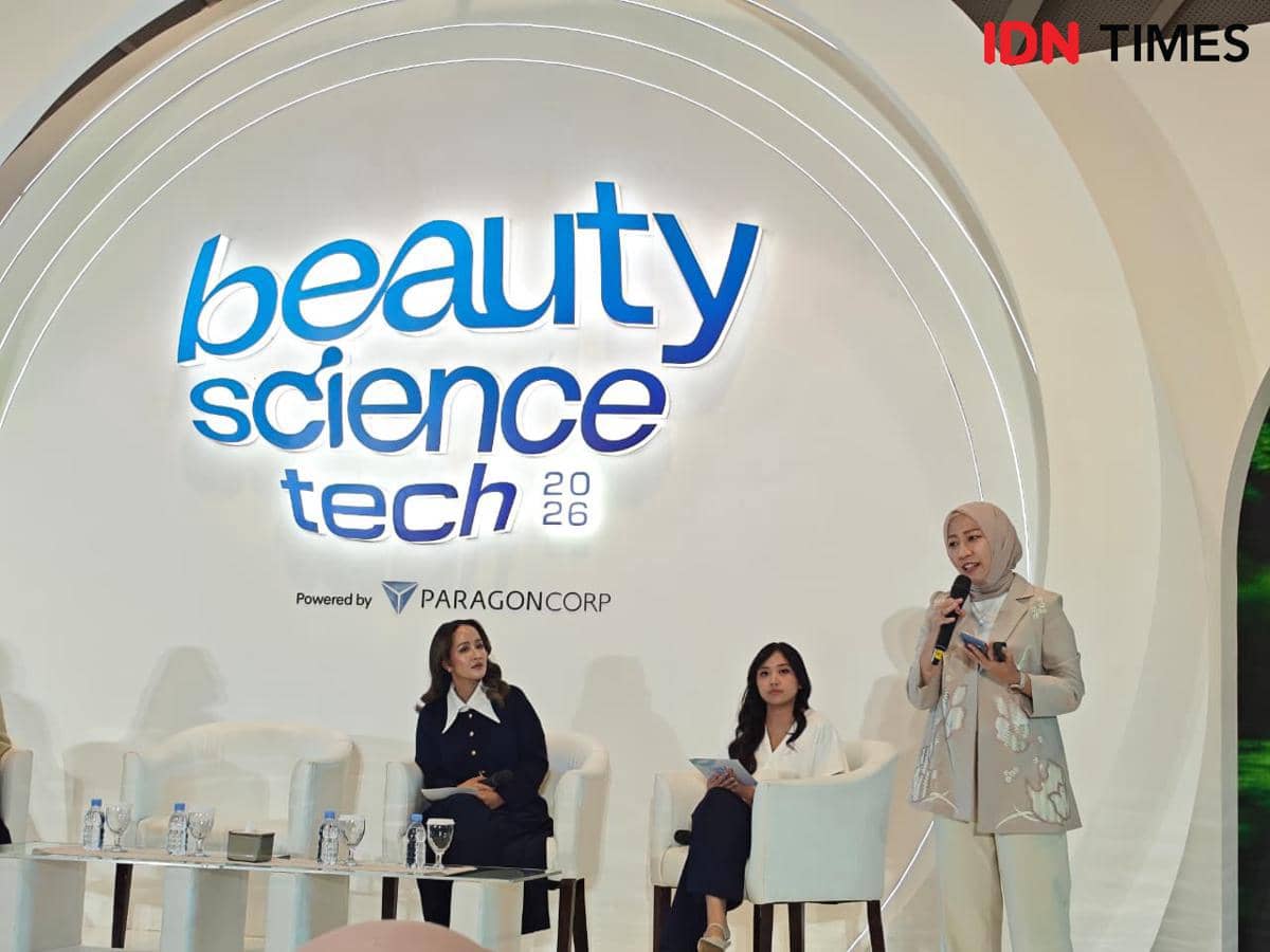 Beauty Science Tech 2026 sesi “From Forest to Fragrance: Regenerating Biodiversity for People, Planet, and the Future” pada Kamis (22/1/2026) di City Hall Pondok Indah Mall 3. (IDN Times/Febriyanti Revitasari)