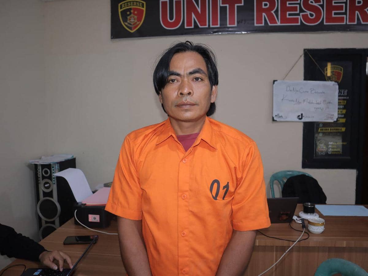 Polisi meringkus pelaku Supriyadi.