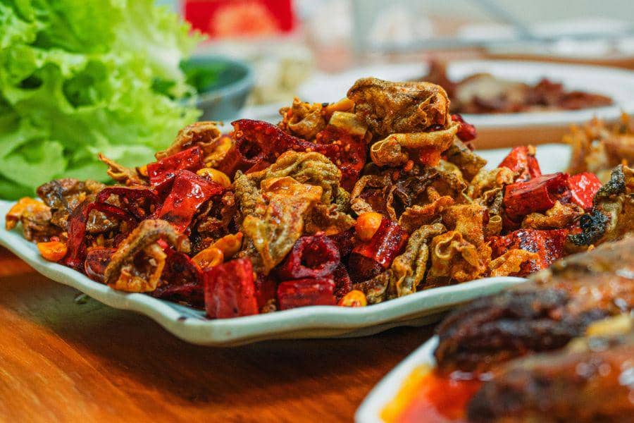 Potret makanan pedas