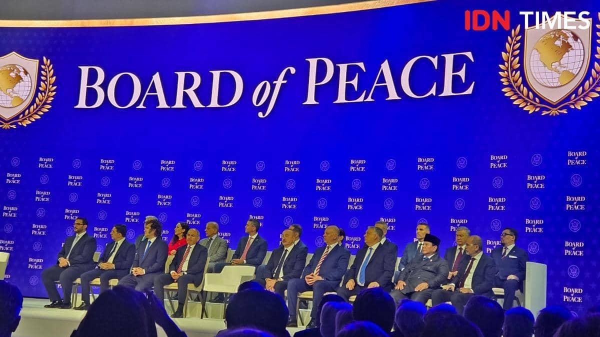 Sesi Board of Peace, di World Economic Forum (WEF) 2026, dibuka oleh Presiden Amerika Serikat (AS) Donald Trump.