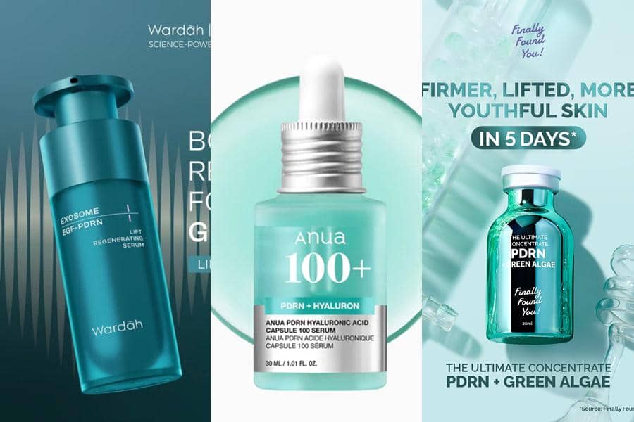 Skincare dengan kandungan PDRN