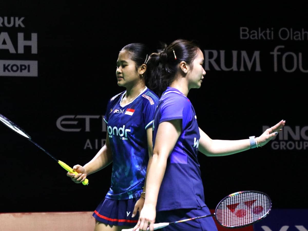 Rachel Allessya Rose/Febi Setianingrum memenangkan laga perempat final Indonesia Masters 2026 atas wakil China, Luo Xu Mim/Wang Yi Dio
