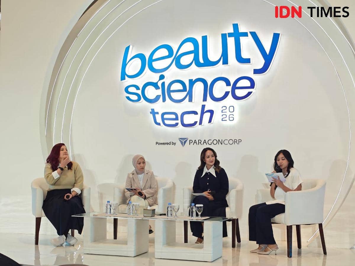 Beauty Science Tech 2026 sesi “From Forest to Fragrance: Regenerating Biodiversity for People, Planet, and the Future” pada Kamis (22/1/2026) di City Hall Pondok Indah Mall 3. (IDN Times/Febriyanti Revitasari)