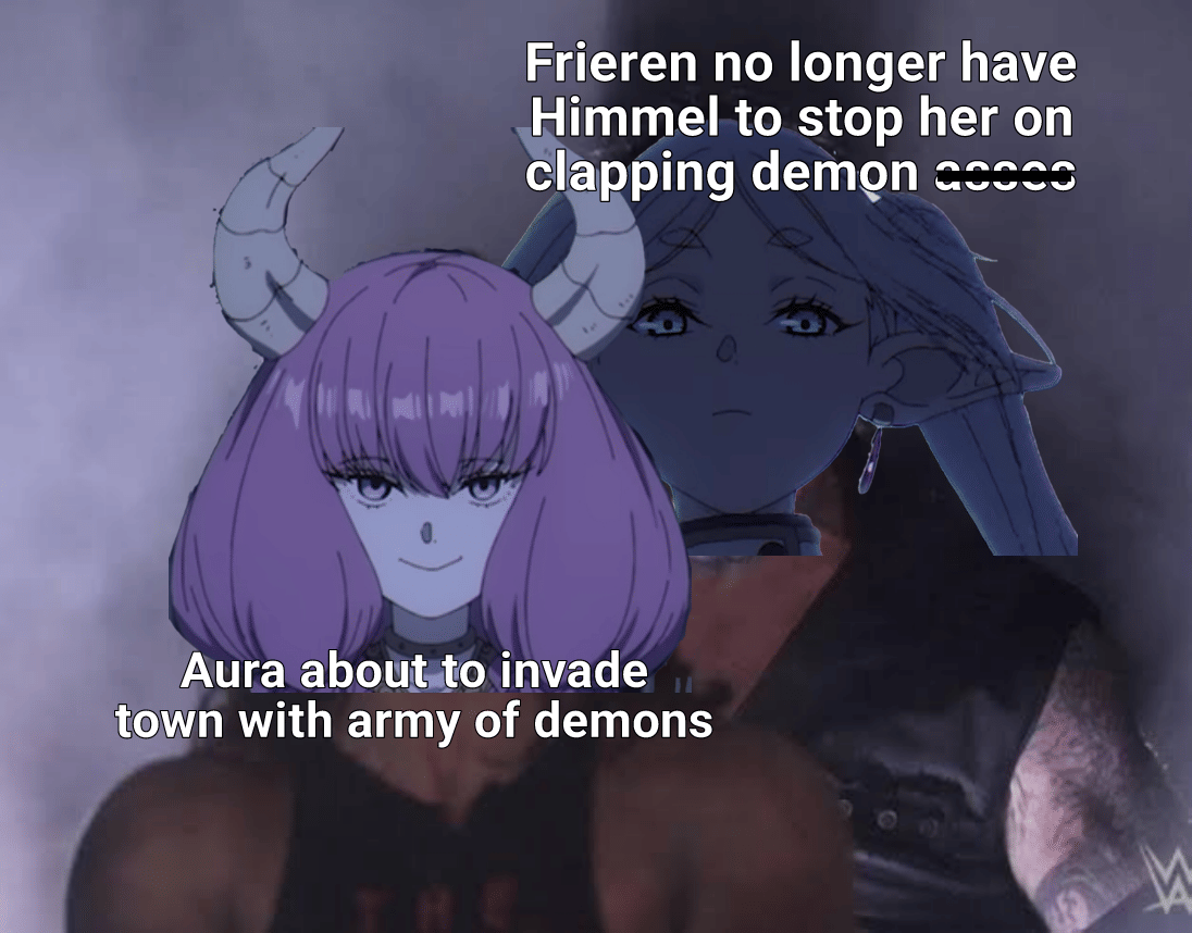 meme Aura dari Frieren
