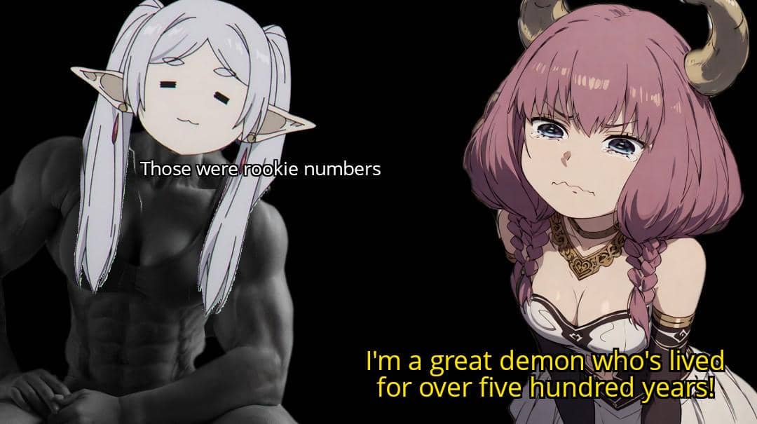 meme Aura dari Frieren