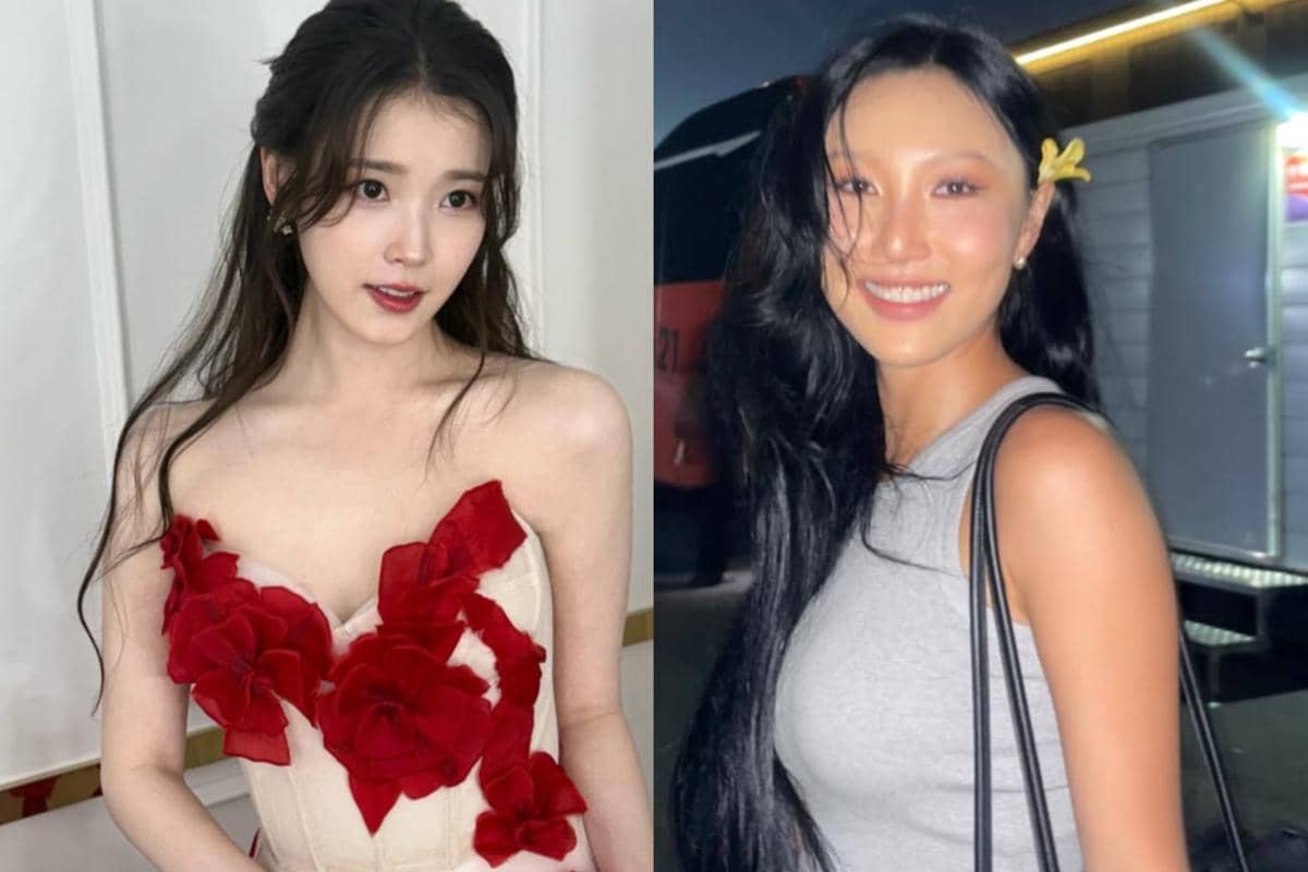 Potret IU dan Hwasa