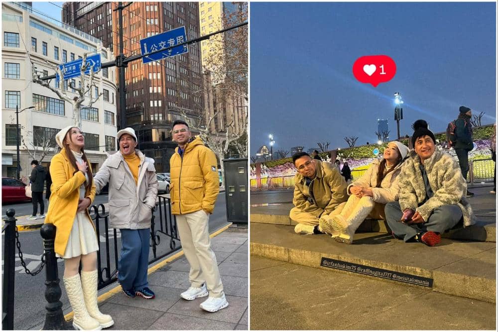 Irfan Hakim dan tim FYP liburan ke Shanghai.