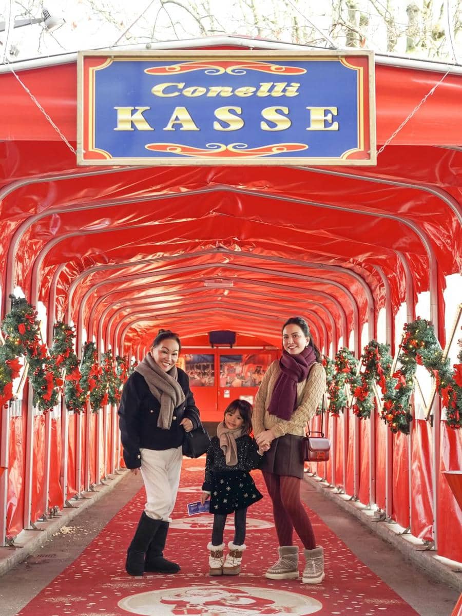 Shandy Aulia liburan ke Eropa dengan ibu dan buah hati.