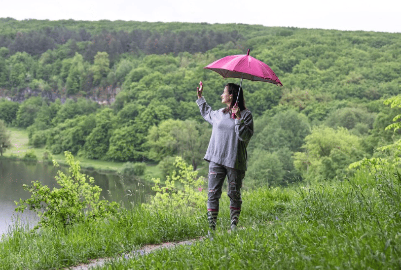 suasana tenang setelah hujan