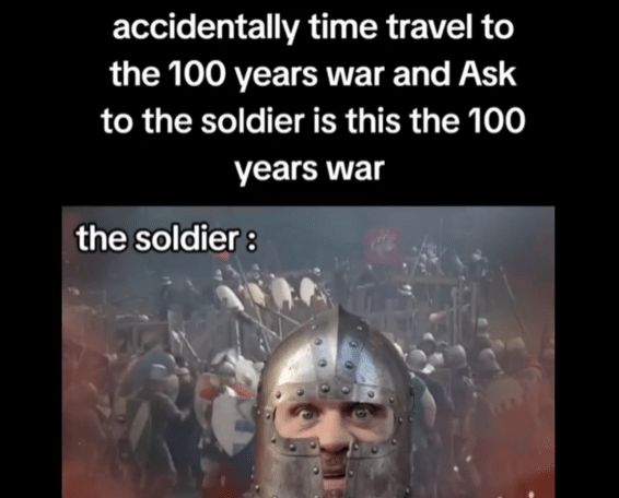 meme time traveler ke masa perang