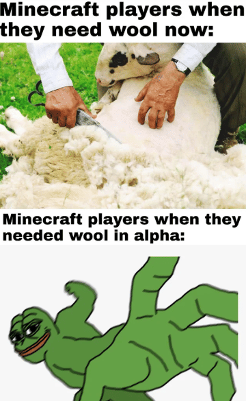 meme hewan dalam game Minecraft