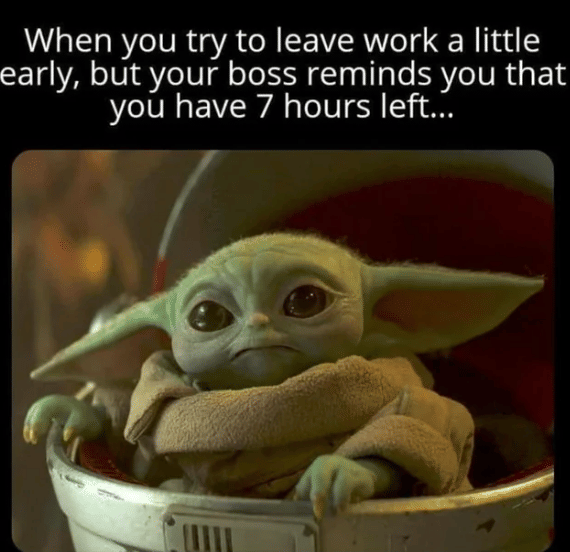 meme satire bos di tempat kerja