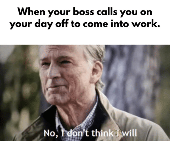 meme satire bos di tempat kerja