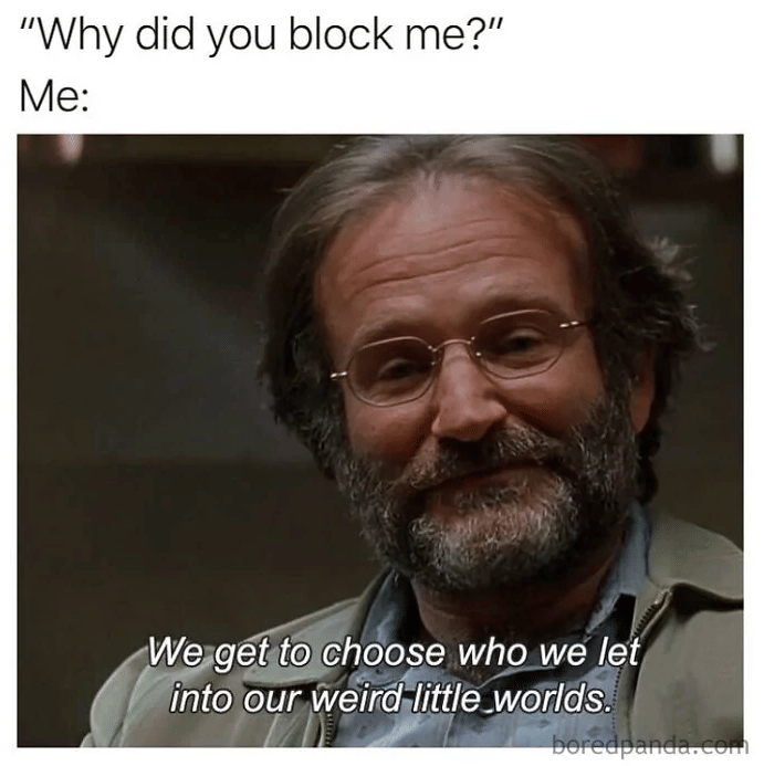 meme blokir mantan