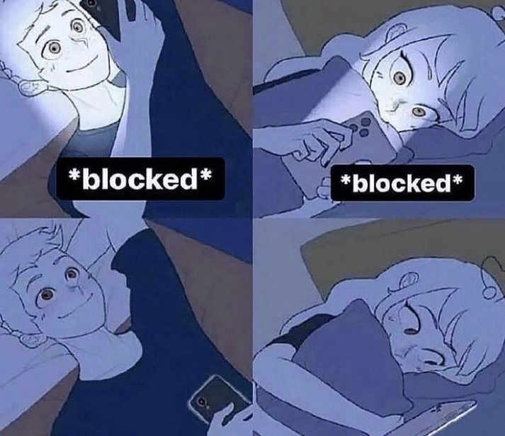 meme blokir mantan 