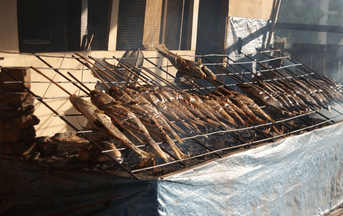 ikan bakar di Kalasey, Manado