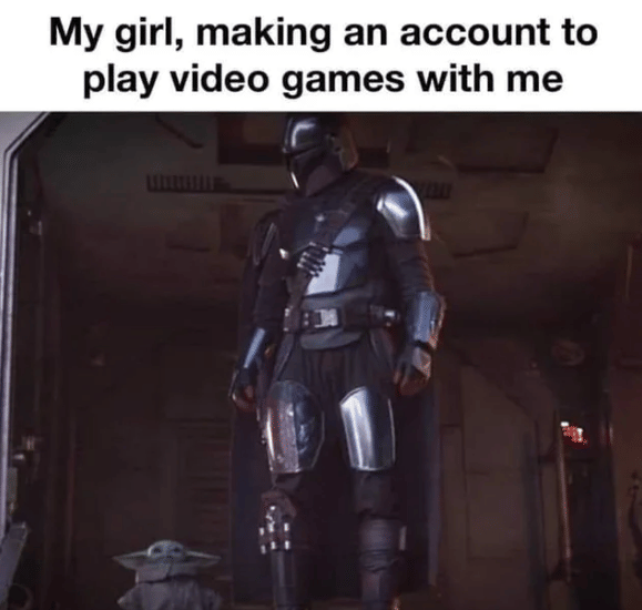 meme main game bareng pacar