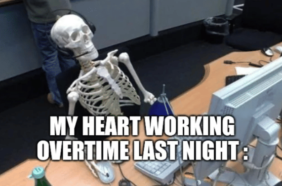 meme kerja sampai larut malam 