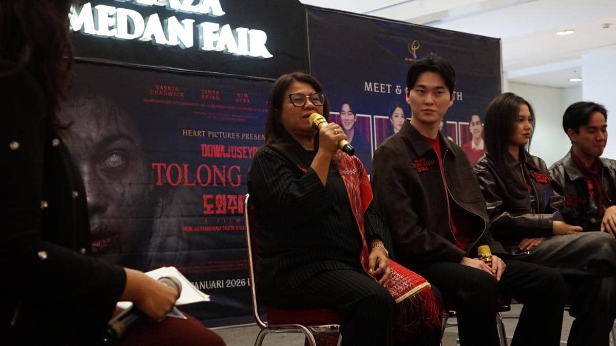 Meet and Greet Film Dowajuseyo, Tolong Saya! di Medan, Sabtu (24/1/2026) (dok.Heart Pictures)