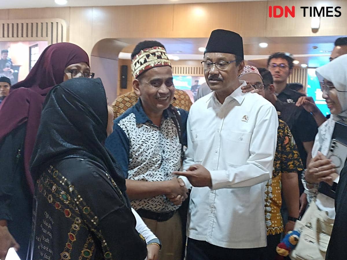 Menteri Sosial Syaifullah Yusuf dalam HUT Pertuni 